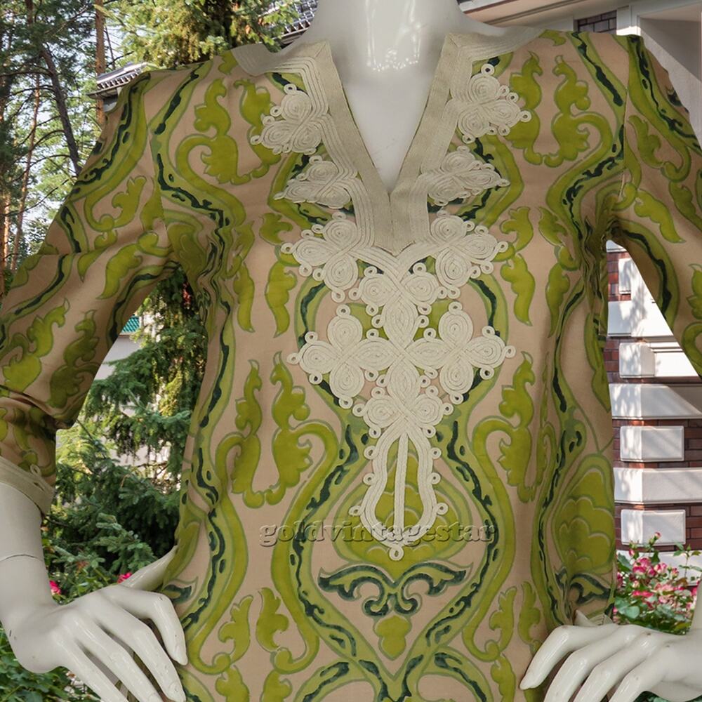 J Crew Indian Sari Embroidered Ethnic V Neck Silk Blouse 0